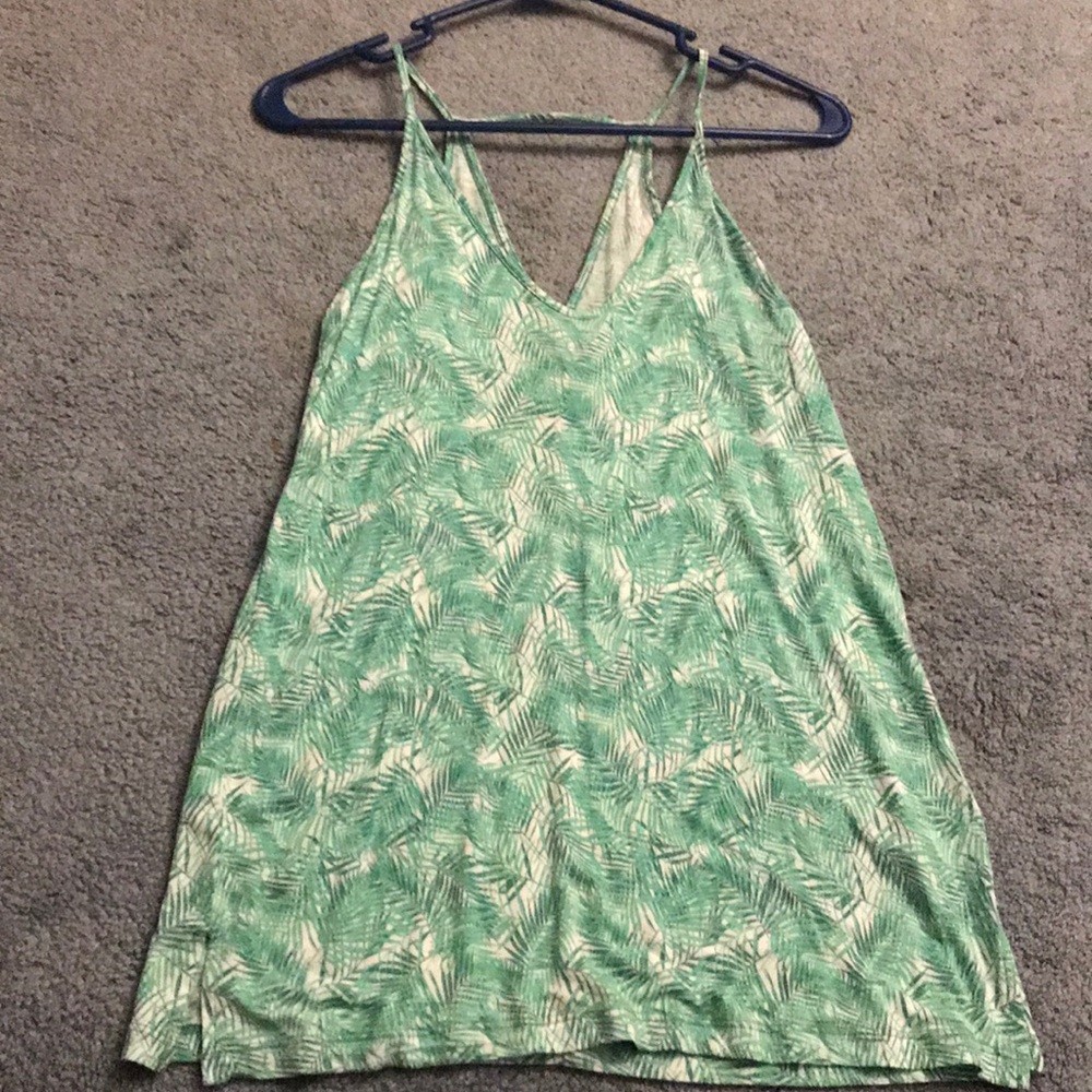 Green Noodle Strap Tank Top